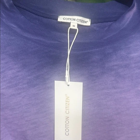 Cotton Citizen Tokyo Violet Gradient Long Sleeve Tee - Picture 6 of 9